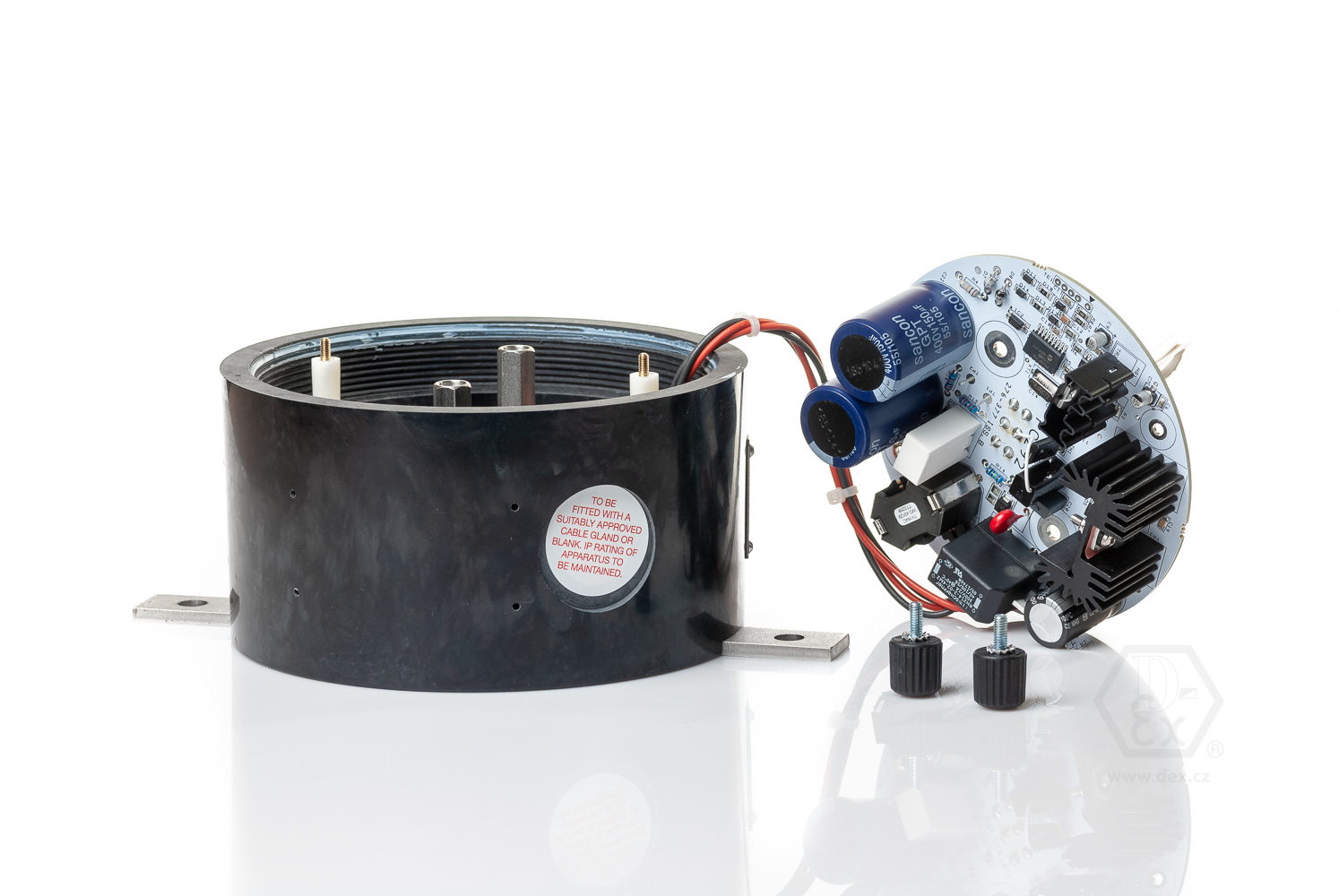 XB15-nevýbušný-zábleskový-xenonový-maják-MEDC-Exd-15J-deska-elektroniky