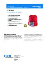 Katalogový list sirény DB5 (RTK) - Jiskrově bezpečná siréna DB5