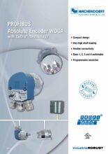 Absolutní enkodéry WDGA s protokolem PROFIBUS - Absolutní enkodéry WDGA (SSI, RS485, SAE J1939 a PROFIBUS)