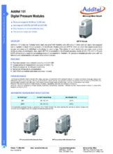 Tlakové moduly ADT151 - Regulátor tlaku Additel 783