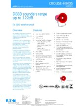 Katalogový list siréna DB3B - Siréna DB3B54WN – odolná povětrnostním vlivům, EN54-3