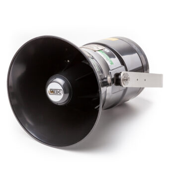 Siréna MEDC IP66 a IP67, 122 dB, 24 Vdc, 230 Vac