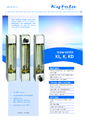Modely KL, K, KD - Priemyselné plavákové prietokomery pre vysoké prietoky